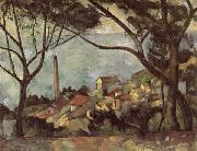 The Sea at L Estaque Paul Cezanne